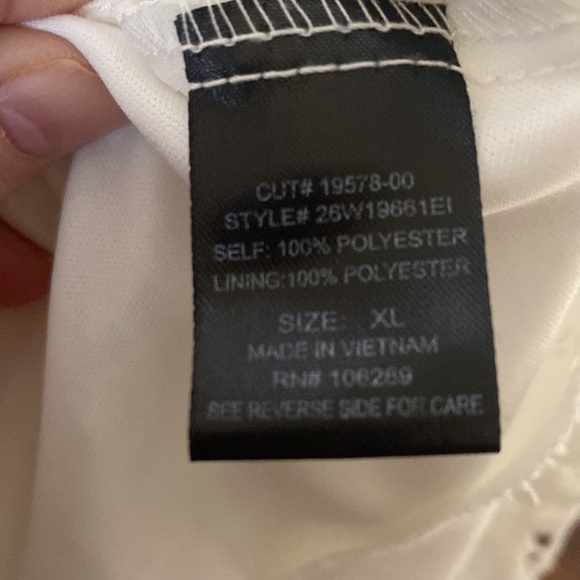 Row A White Lace Skater Dress Size XL - Picture 7 of 9